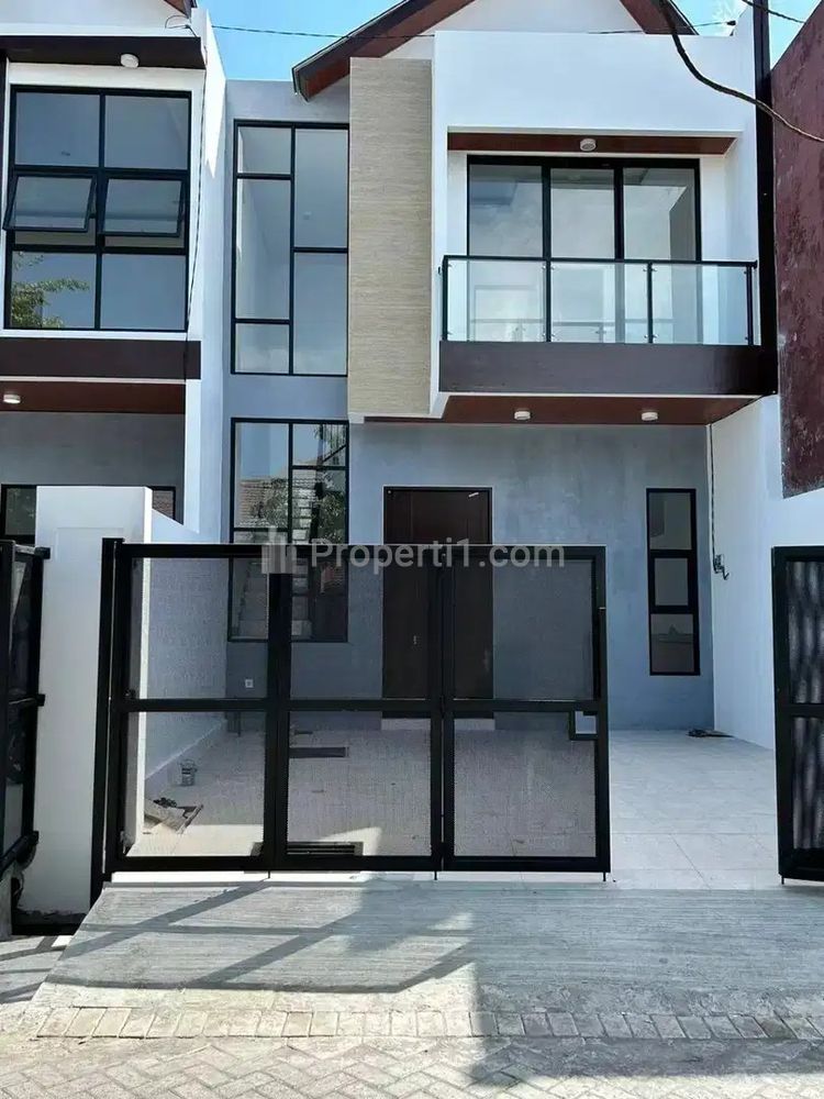 Jual Rumah Baru Minimalis Murah di Manyar Jaya Surabaya - 2 Lantai, 3 Kamar Tidur