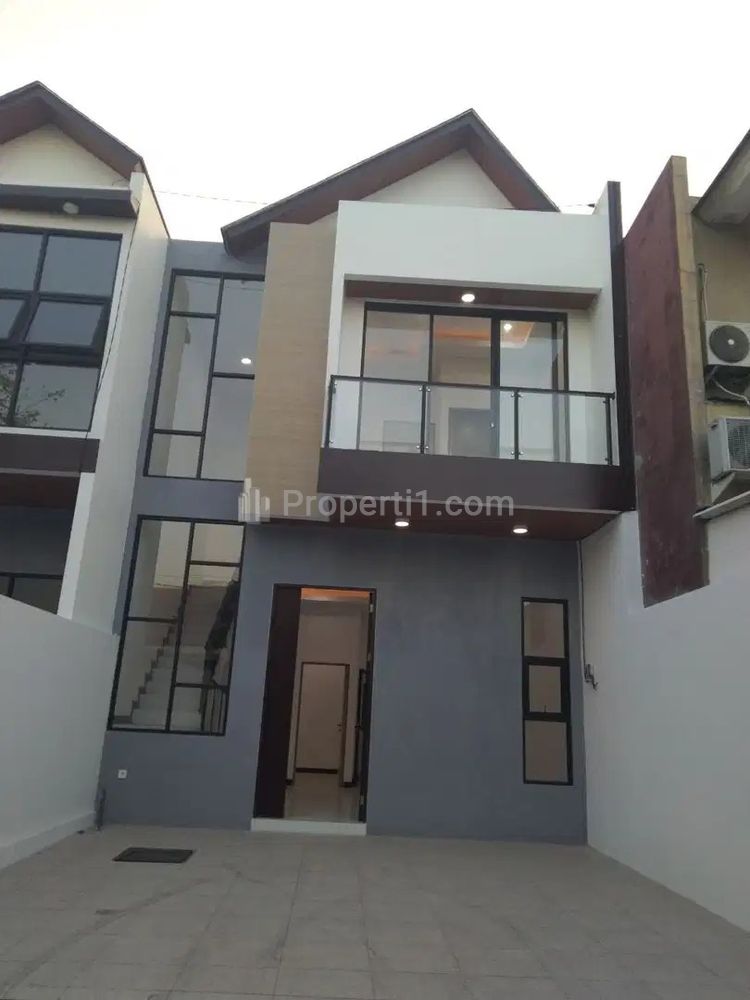 Jual Rumah Baru Minimalis Murah di Manyar Jaya Surabaya - 2 Lantai, 3 Kamar Tidur