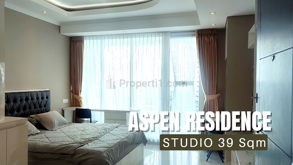 Disewakan CEPAT Apartemen Aspen Residence Fatmawati - Big Studio 39 sqm Full Furnished