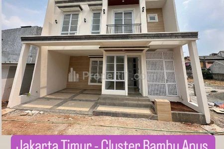 Jual Rumah 2 Lantai Siap Huni Cluster Bambu Apus Cipayung Jakarta Timur