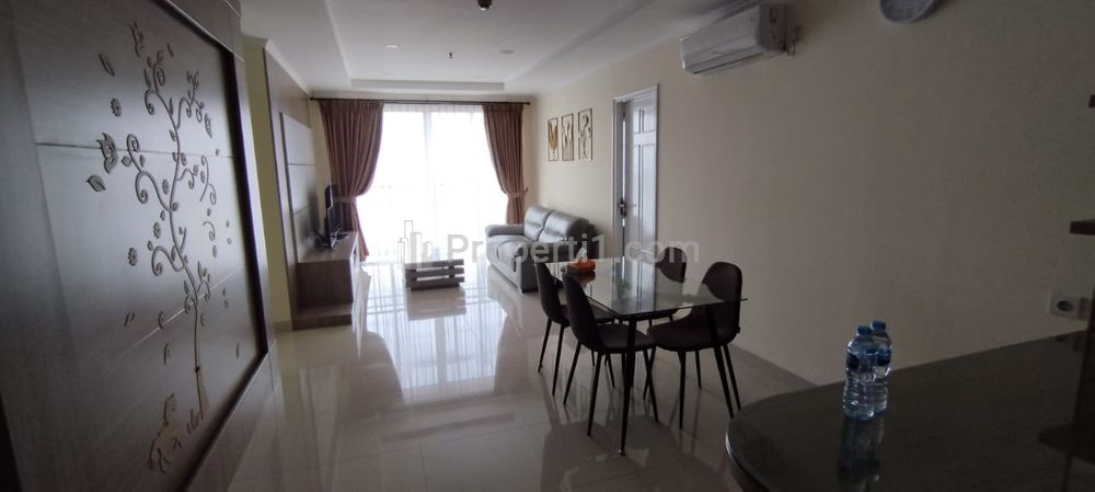 Sewa Apartemen French Walk MOI Kelapa Gading - 3 BR Full Furnished, dekat Mall Of Indonesia - Kode 0187