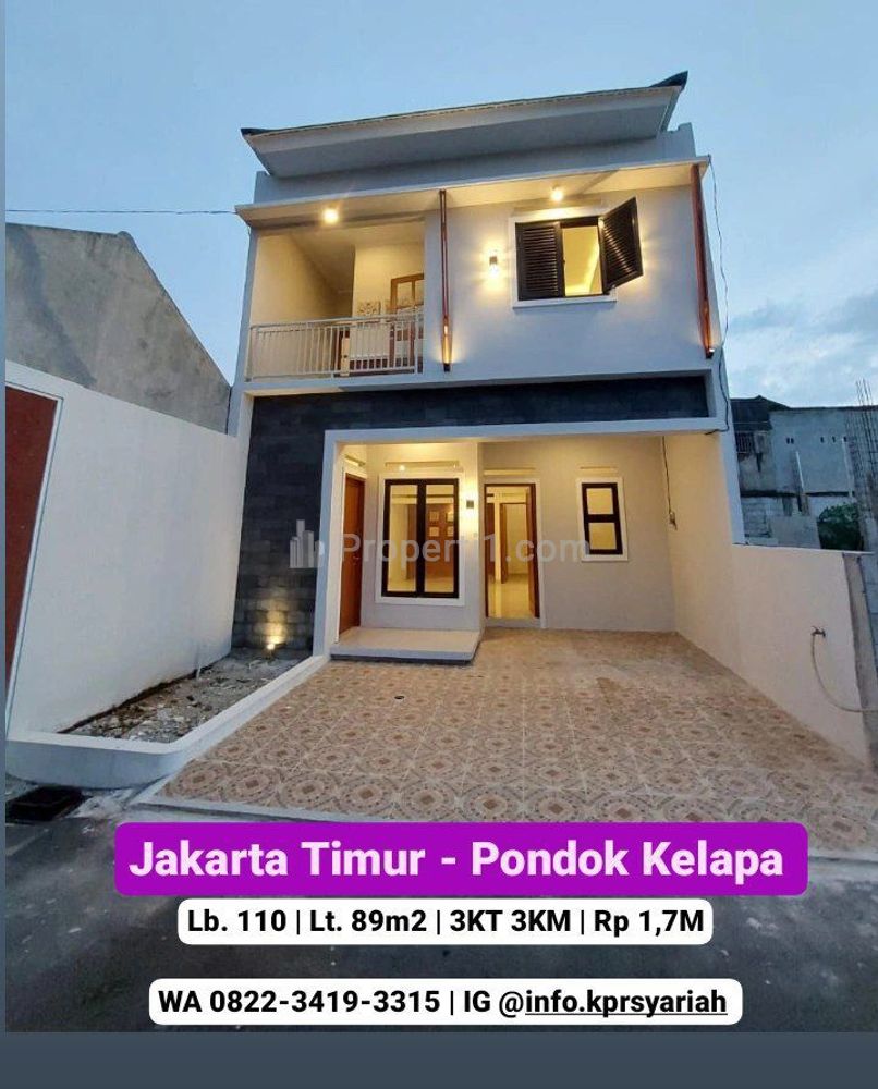 Dijual Rumah Desain Exclusive di Pondok Kelapa Duren Sawit Jakarta Timur