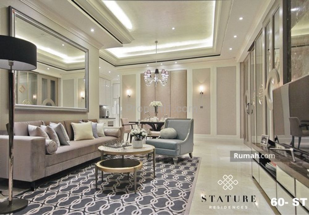 Dijual Apartemen The Stature Menteng Jakarta Pusat - 2 BR Luas 158m2