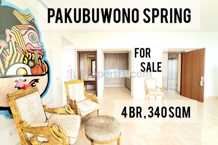 Jual Apartemen Pakubuwono Spring, Limited Combine Unit, 4BR, 340sqm, Brand New, Direct Owner - YANI LIM 08174969303