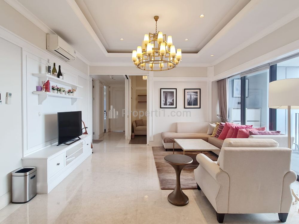 Jual Cepat Apartemen 1Park Avenue Jakarta Selatan  2+1 BR Furnished 146m2 Best Unit and Price