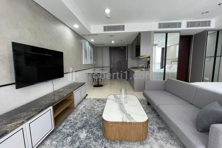 Disewakan Apartemen The Orchard Satrio Ciputra World 2 Jakarta - Studio Full Furnished, Unit Baru