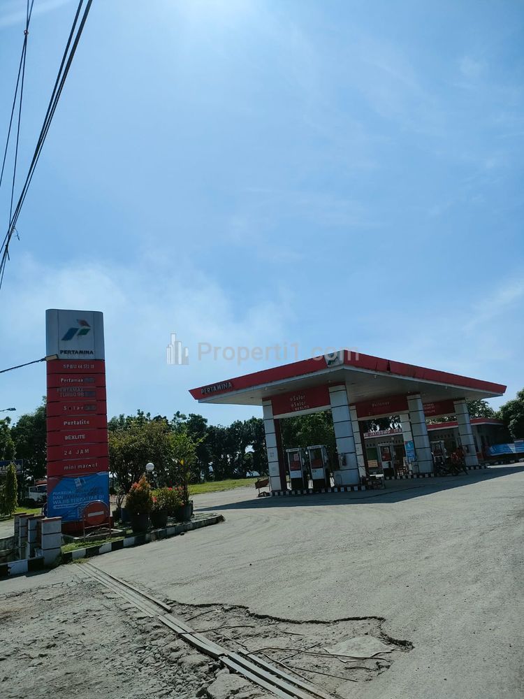 Dijual Tanah beserta SPBU di Sambungmacan Sragen