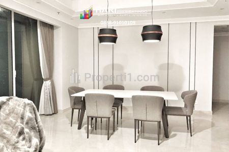 For Rent Apartment Pondok Indah Residence 3BR - Corner, Lux Design, Connecting to PIM 3 / Shelter Busway