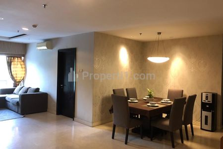 For Rent Luxury Apartment at Somerset Permata Berlian in South Jakarta - 3+1 BR Furnished