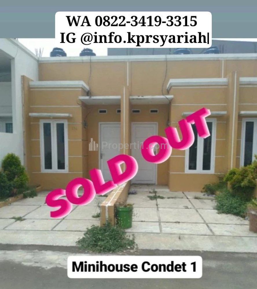 Dijual Rumah 2 Lantai Type Studio di Condet Kramatjati Jakarta Timur