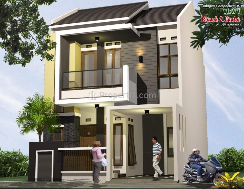 Dijual Rumah 2 Lantai dekat Bintaro dan Stasiun Jurangmangu