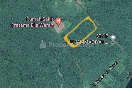 Jual Cepat Tanah di Oransbari Manokwari Selatan Papua Barat, Lokasi Sangat Strategis dekat RS Pratama Elia Waran, Sangat Cocok untuk Bisnis dan Hunian