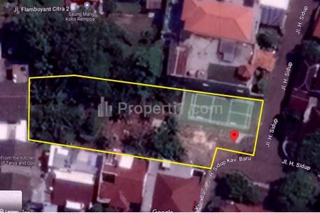 Jual Tanah Luas 885 m2 di Rempoa Tangerang Selatan