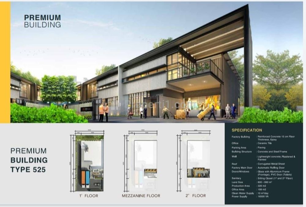 Dipasarkan Bangunan Pabrik & Gudang Smart Manufacturing Hub Jababeka 2 & 8 Cikarang Bekasi