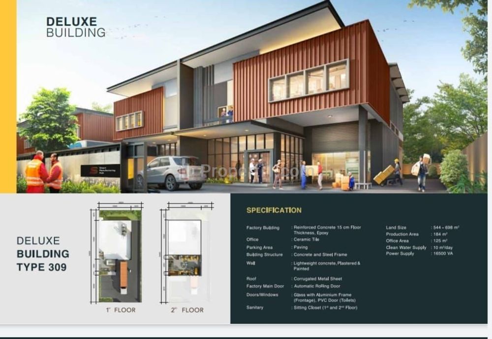 Dipasarkan Bangunan Pabrik & Gudang Smart Manufacturing Hub Jababeka 2 & 8 Cikarang Bekasi