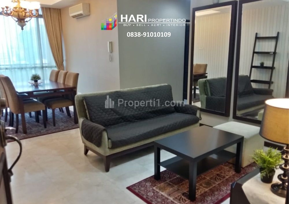 Dijual Apartment Bellagio Residence Mega Kuningan - 3+1 BR Furnished, Close to LRT MRT Busway