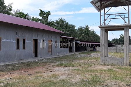 Dijual Rumah, Tanah Beserta Kandang Sapi di Desa Sangga Lima, Tanjung Pura, Langkat, Sumatera Utara