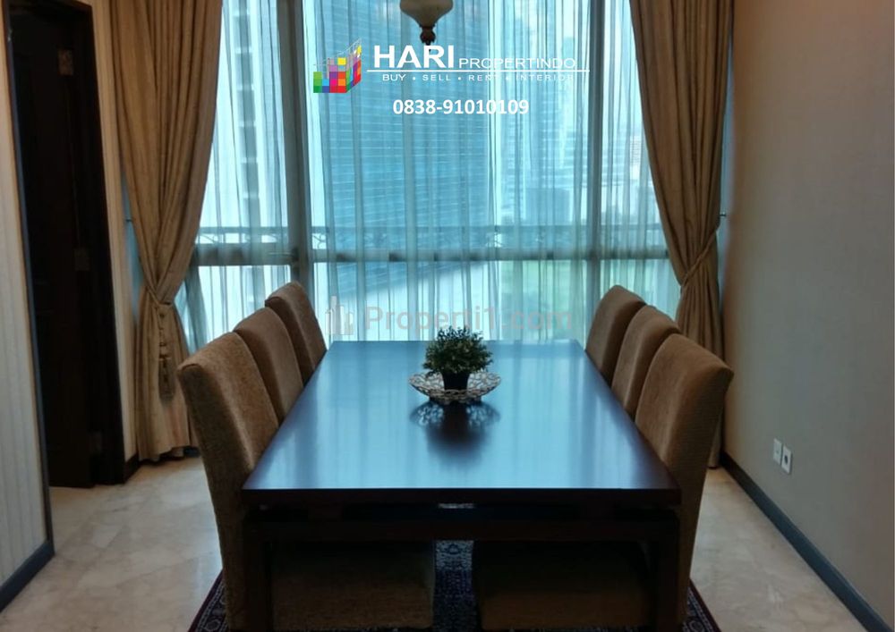 Dijual Apartment Bellagio Residence Mega Kuningan - 3+1 BR Furnished, Close to LRT MRT Busway