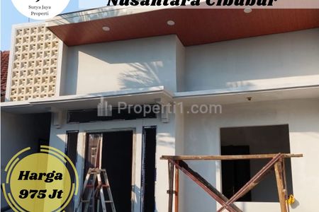 Dijual Rumah Baru dalam Komplek Perumahan di Taman Kenari Nusantara Cibubur