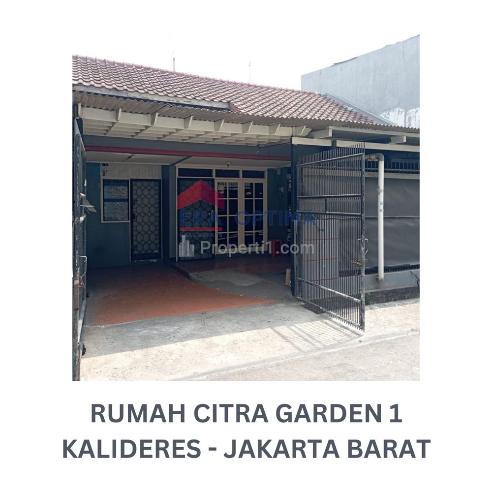 Dijual Rumah 1,5 Lantai di Citra Garden 1 Kalideres Jakarta Barat - 3+1 Kamar Tidur