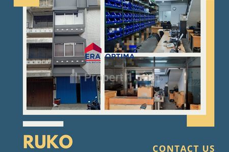 Dijual Ruko 3,5 Lantai di Karang Anyar Taman Sari Jakarta Barat