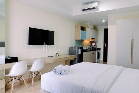 Jual Apartemen Menteng Park Cikini Tower Sapphire - Studio Full Furnished, dekat Taman Ismail Marzuki - Kode 0296