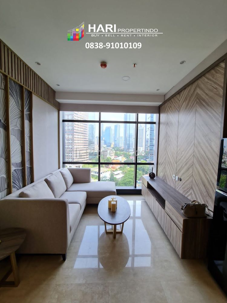 For Rent Apartment Sudirman Suites 3BR The Orient Hotel - Nice Furnished, Close to MRT Busway