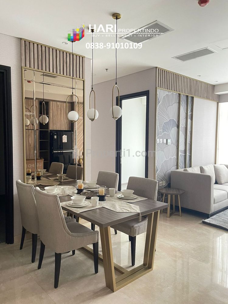 For Rent Apartment Sudirman Suites 3BR The Orient Hotel - Nice Furnished, Close to MRT Busway