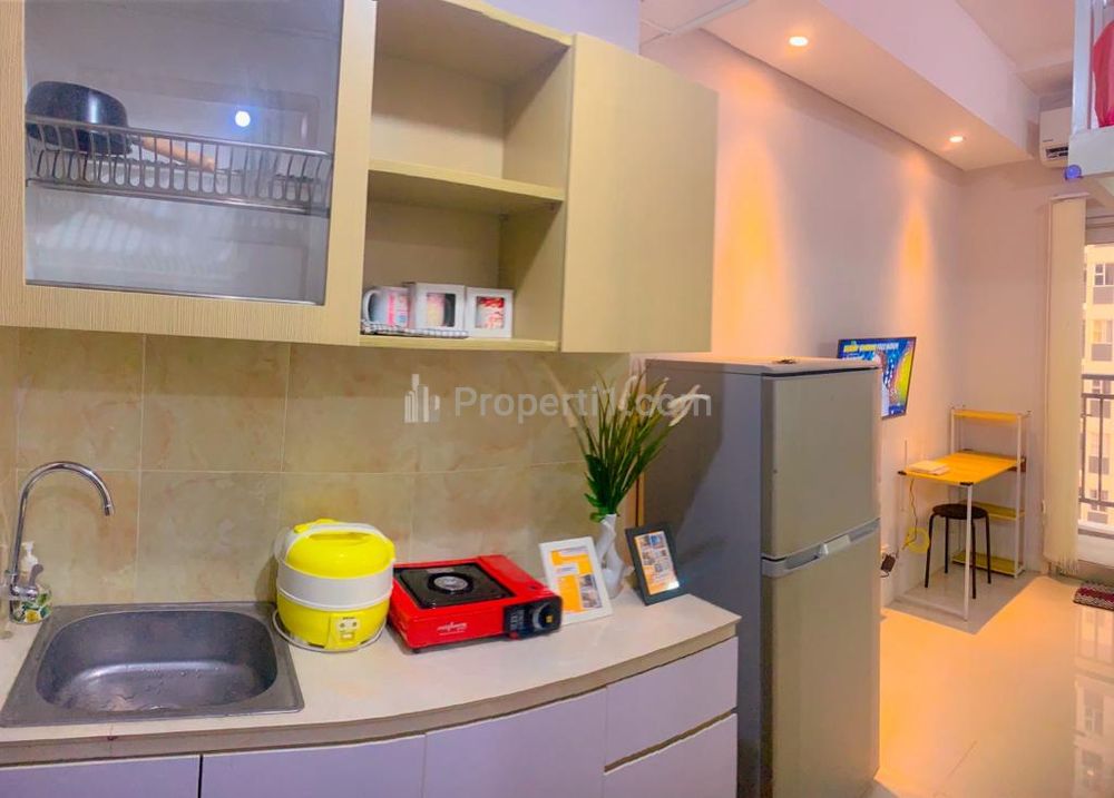 Disewakan Apartemen Bulanan Transpark Juanda Bekasi Lantai 9 Type Studio Full Furnished Unit 09-06