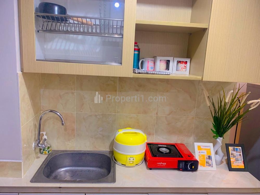 Disewakan Apartemen Bulanan Transpark Juanda Bekasi Lantai 9 Type Studio Full Furnished Unit 09-06