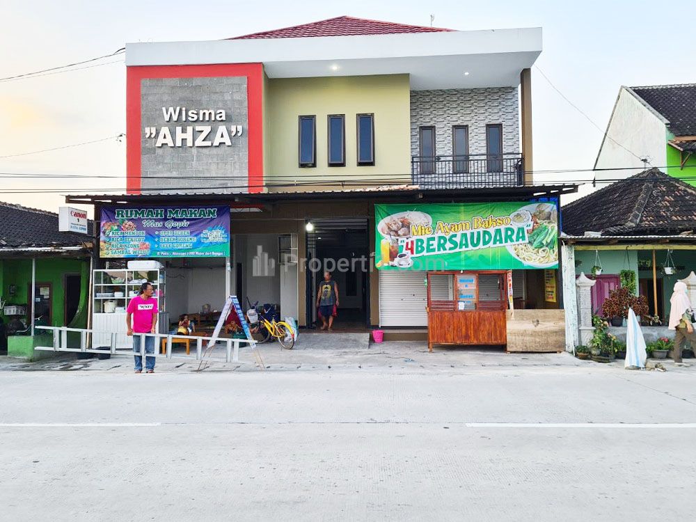 Dijual Kost-Kostan 14 Kamar dan Toko di Wonosari Klaten Dekat UIN Raden Mas Said Surakarta Kampus II, RS PKU Muhammadiyah Delanggu