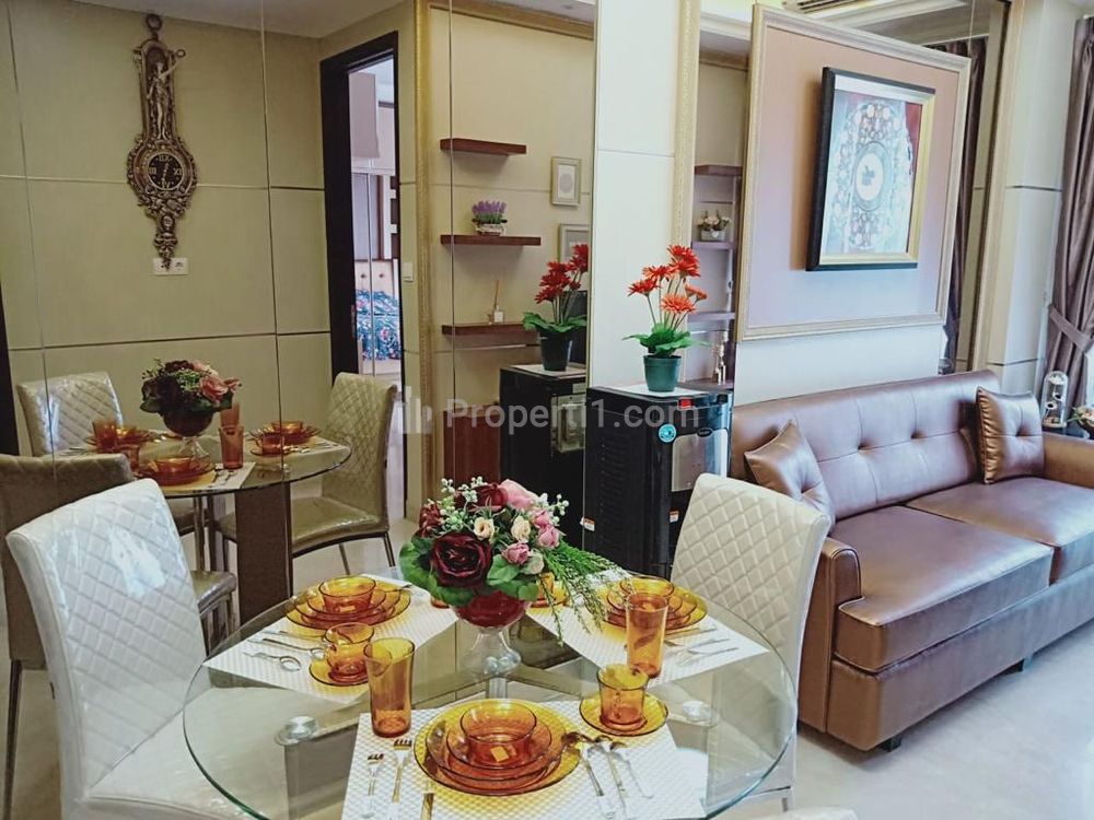 Dijual Apartemen Mewah Menteng Park Tower Sapphire Type 2 BR Fully Furnished, dekat Stasiun Cikini, Stasiun Gondangdia, dan Stasiun Manggarai