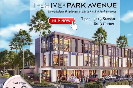 Dijual Ruko The Hive @Avenue Park Type Standard 5x13 m di Legok Tangerang. Dapatkan Segera!