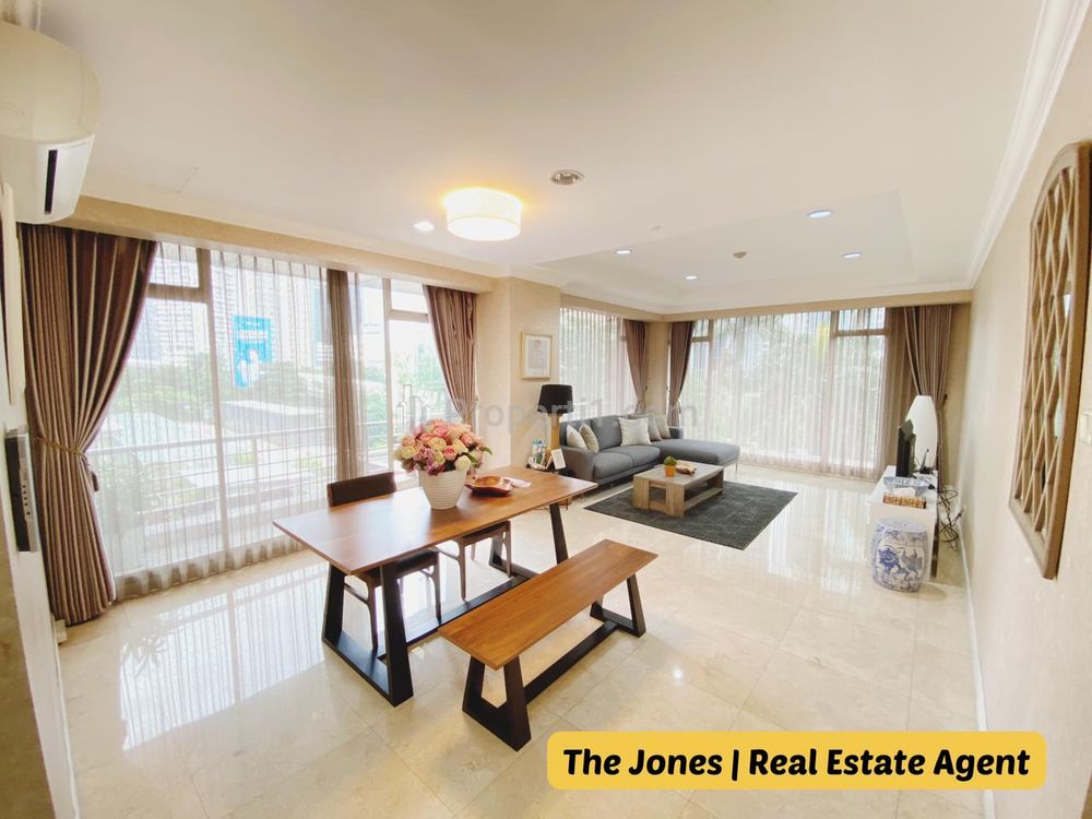 Jual Apartemen Istana Sahid Sudirman - 3+1 BR Full Furnished, dekat MRT Setiabudi dan Satrio