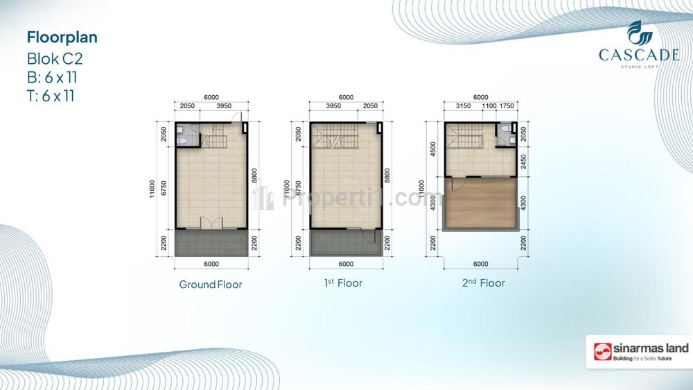 Dipasarkan Ruko Cascade Studio Loft di BSD City Tipe 6x11