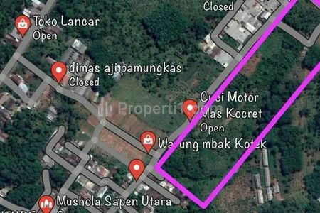 Dijual Tanah Murah di Sukorejo Kendal Jawa Tengah - Pinggir Jalan Aspal