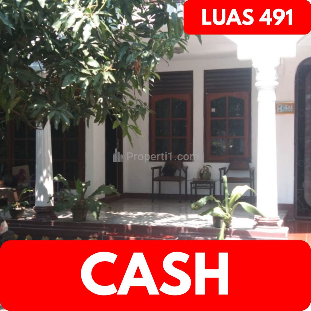 Dijual Rumah Second Pinggir Jalan di Condet Jakarta Timur - Cocok untuk Usaha