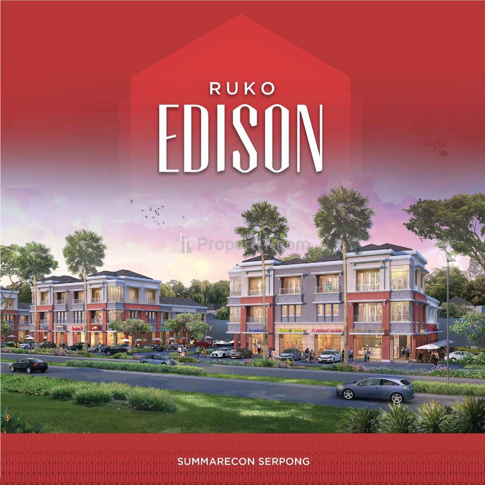 Jual Ruko Ready di Jalan Edison Raya, Gading Serpong, Tangerang