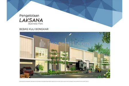 Dijual Gudang Baru di Pakuhaji Tangerang - Laksana Business Park - Luas Tanah 768 m2