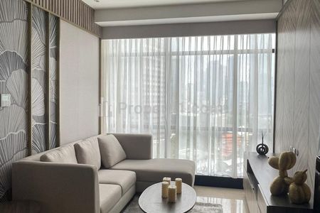 Sewa Apartemen Sudirman Suites Jakarta Pusat Type 3+1 Bedroom 100m2 Fully Furnished, dekat MRT Benhil dan Intiland Tower