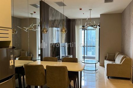 For Rent Apartment Sudirman Suites in Central Jakarta - 2 BR Fully Furnished, Low Floor