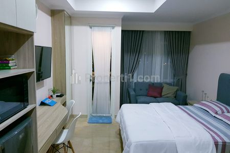 For Rent Apartment Menteng Park Cikini in Central Jakarta Type Studio Full Furnished Tower Sapphire