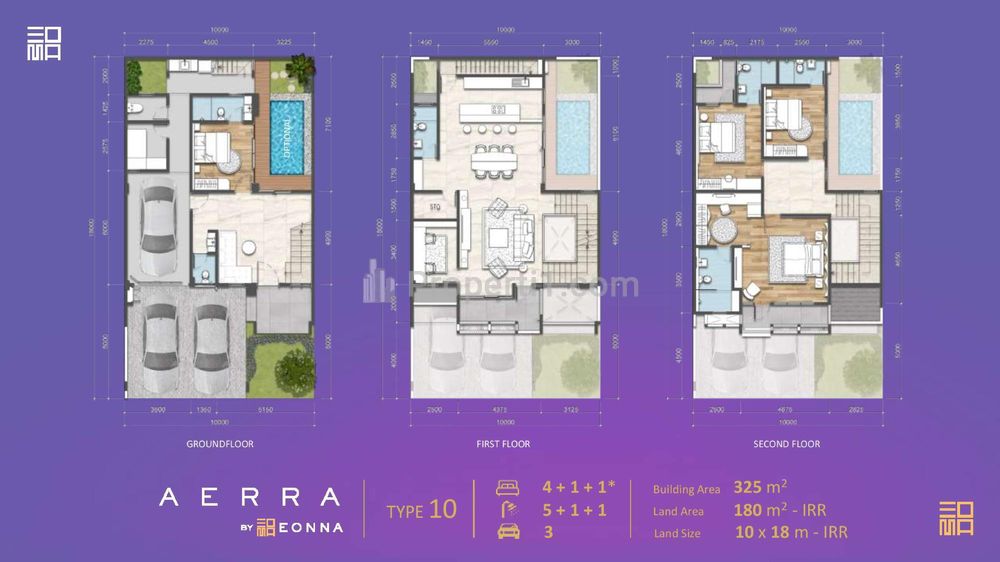 Dijual Rumah Cluster Aerra @Eonna di BSD City Tipe 10x18 Luas Tanah 180 m2