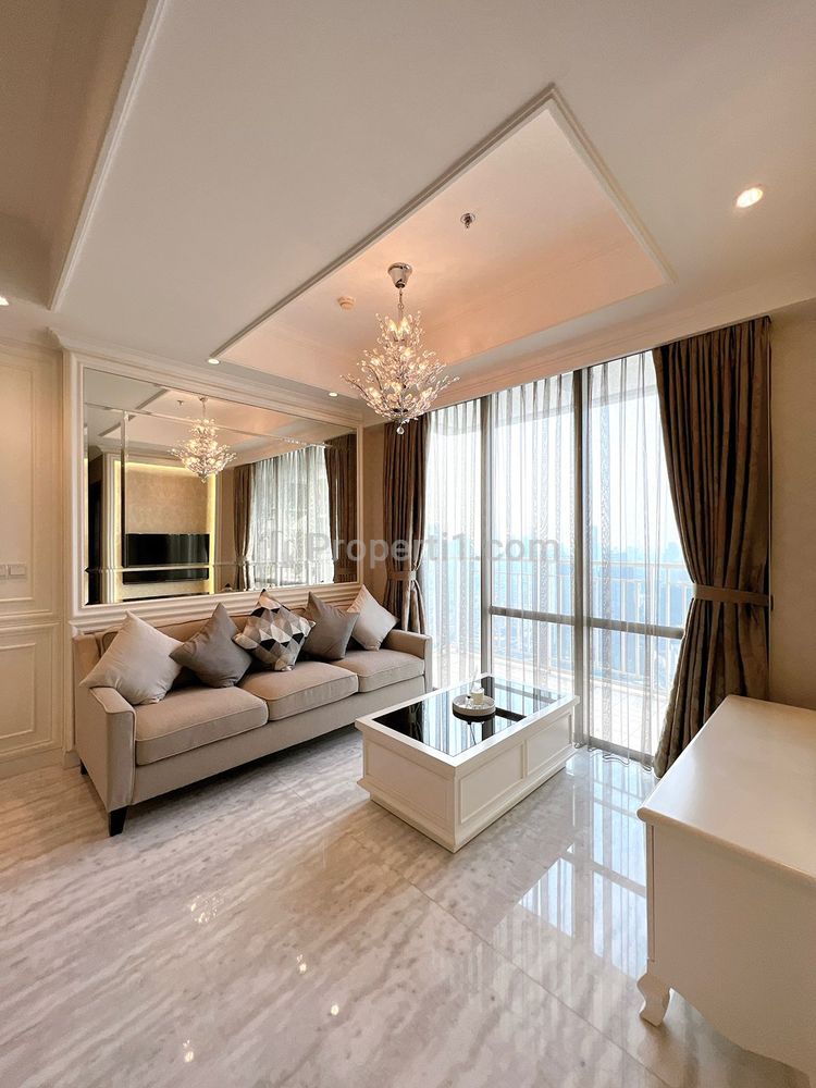 Sewa Apartemen Denpasar Residence Kuningan 2 BR Fully Furnished, Mudah Akses ke Satrio, Kuningan, Mega Kuningan, dan Sudirman
