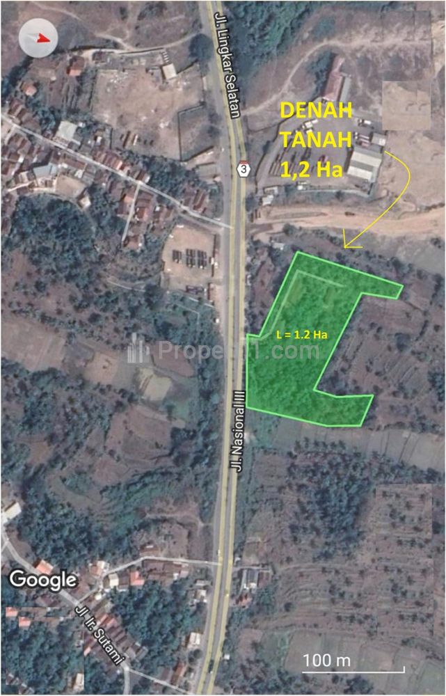 Jual Murah Butuh Uang Tanah 1,2 Hektar di Pinggir Jalan Lingkar Selatan Cilegon Banten