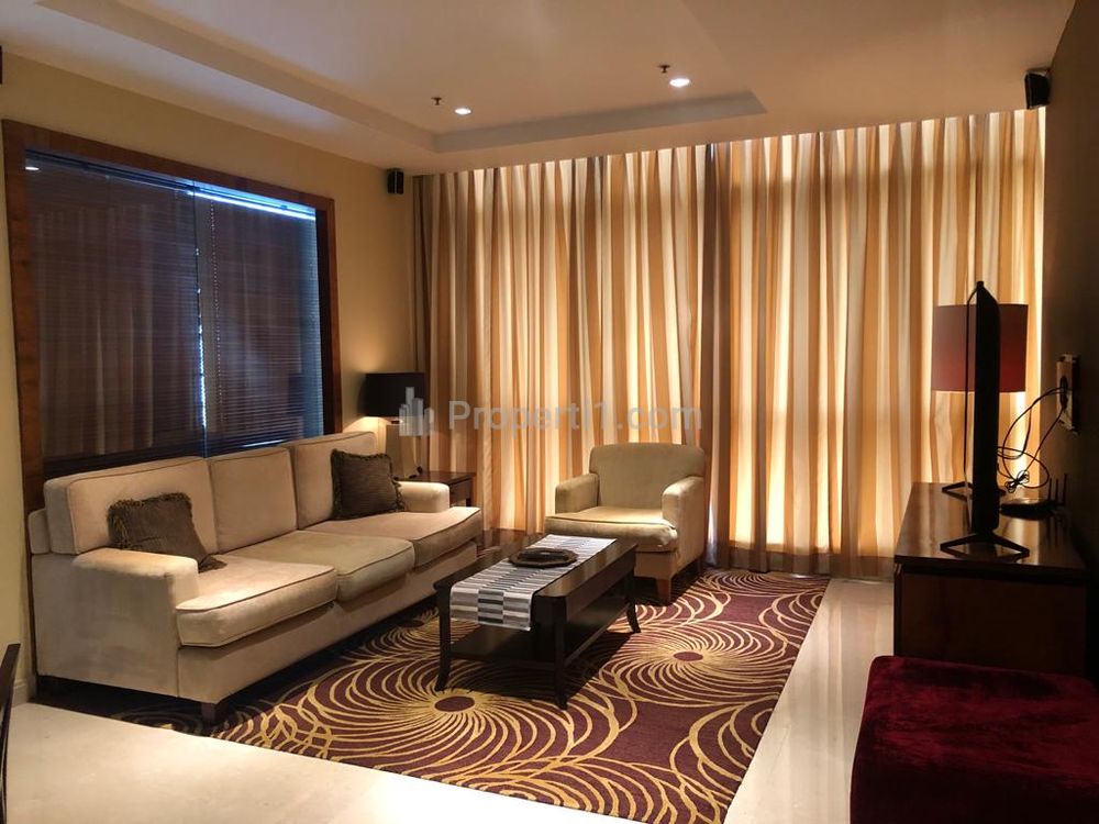 Dijual Apartemen Oakwood Premier Cozmo, Mega Kuningan, 1 Bedroom Full Furnished, Corner Unit