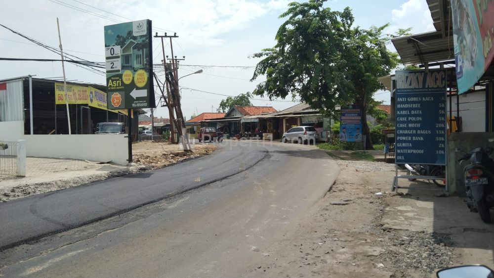 Dijual Tanah untuk Ruang Usaha di Pinggir Jalan Sriamur Dekat Gerbang Tol Gabus Tambun Utara Bekasi