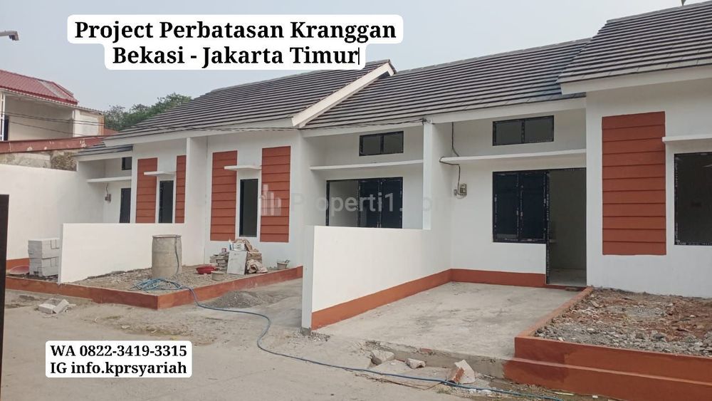 Dijual Rumah Project Perbatasan Kranggan Bekasi Jakarta Timur