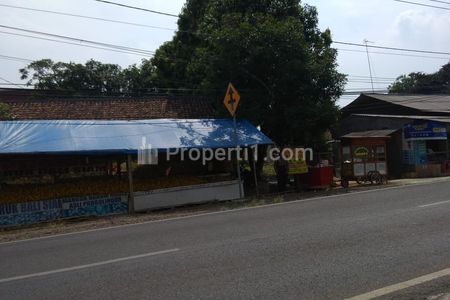 Dijual Tanah untuk Bangun Ruang Usaha atau Gudang di Pinggir Jalan Raya Cinangsi Cobogo Kota Subang