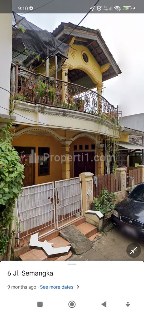 Dijual Rumah 2 Lantai Strategis di Pondok Maharta Pondok Kacang Tangerang Selatan